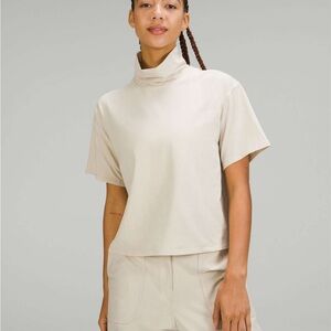 Lululemon Relaxed Fit Cotton-Blend  Turtleneck T-Shirt